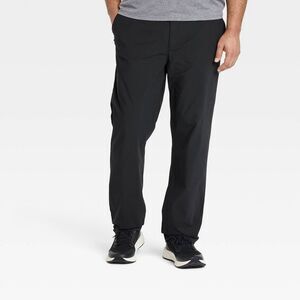 All In Motion - Men's Big 360 Lifestyle Trouser Pants Pants - All Black